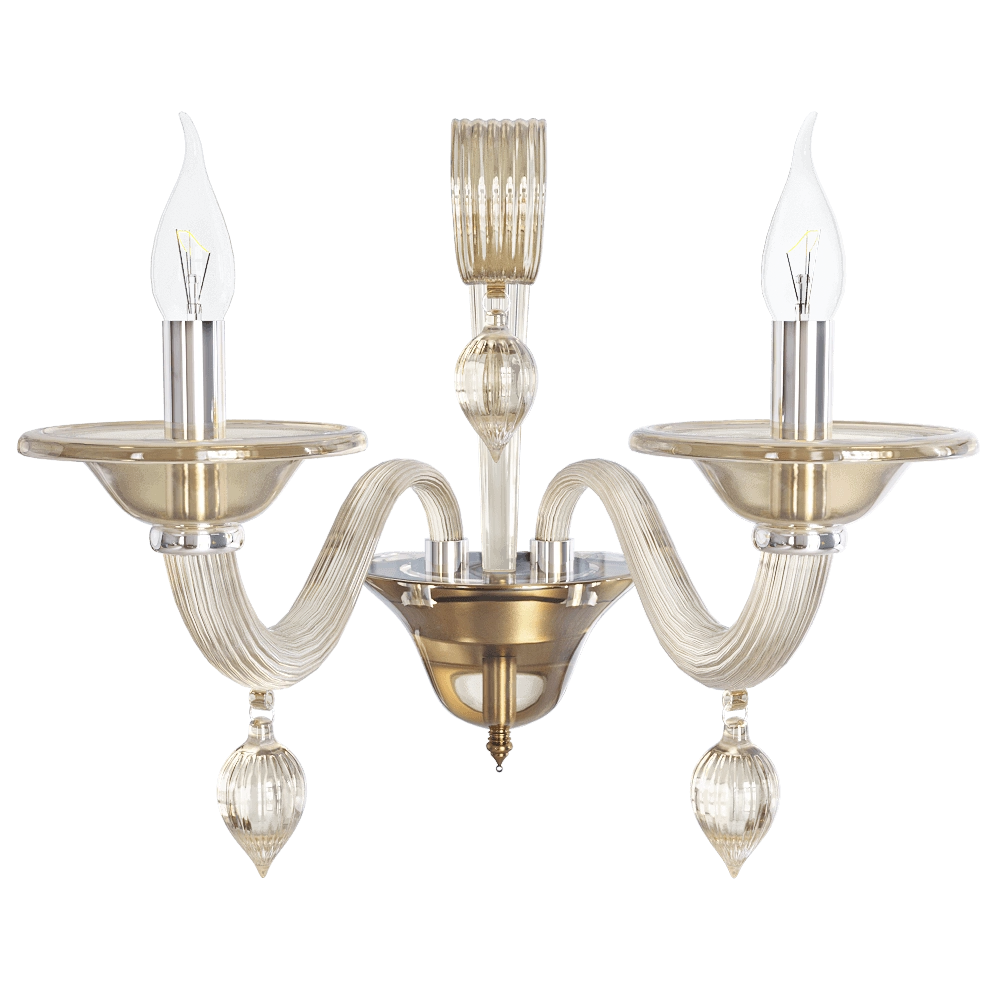 CRYSTAL LUX – Wall lamp Caetano AP2 Smoke 3D Model