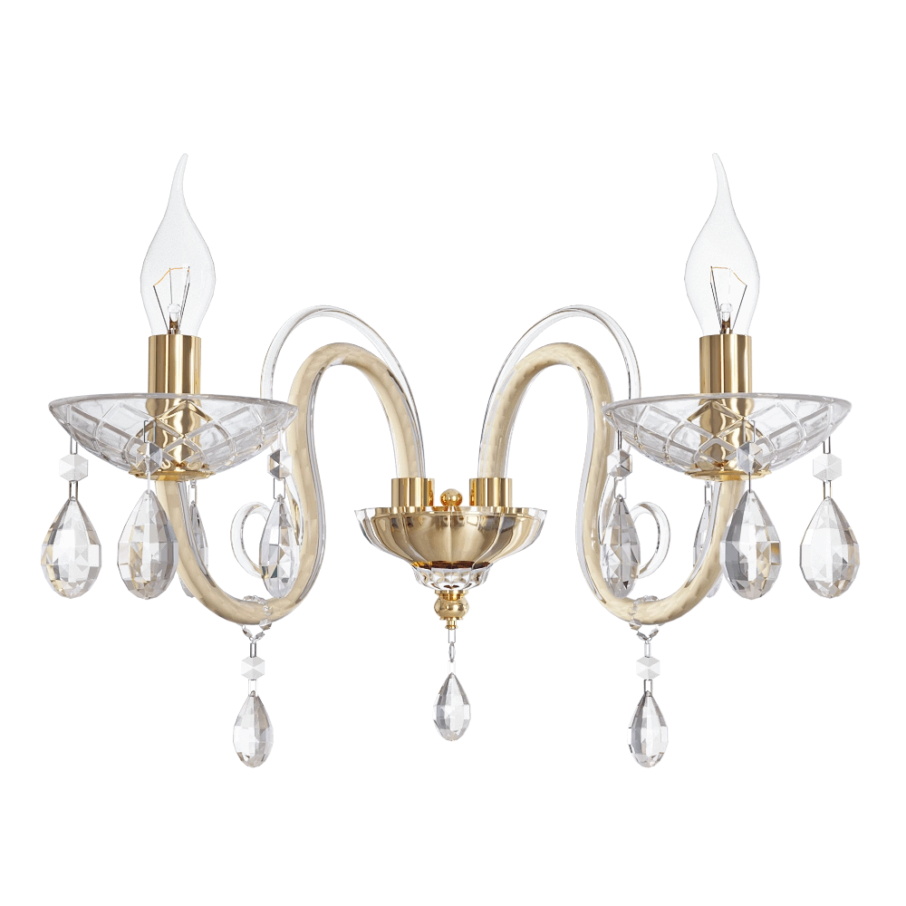 CRYSTAL LUX – Wall lamp Dalia AP2 3D Model CRYSTAL LUX – Wall lamp Dalia AP2 3D Model