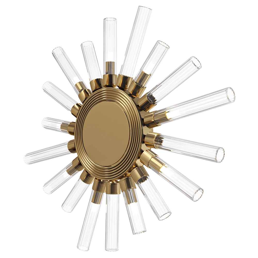 CRYSTAL LUX – Wall lamp Fair AP9 Gold D520 3D Model CRYSTAL LUX – Wall lamp Fair AP9 Gold D520 3D Model