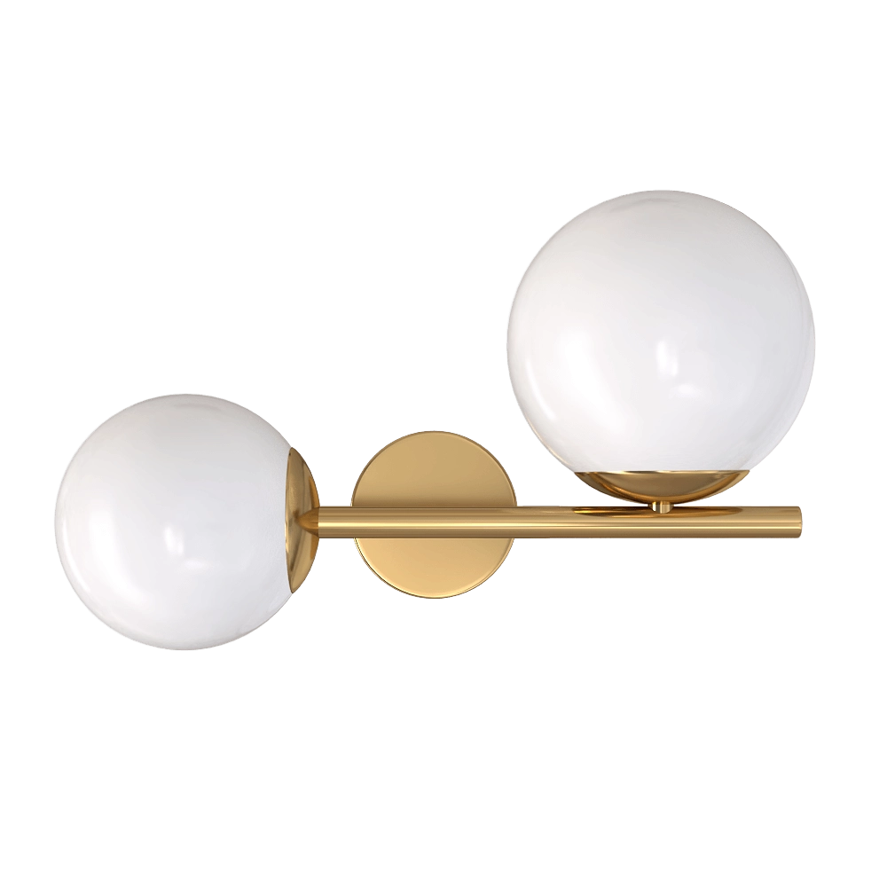 CRYSTAL LUX – Wall lamp Feliz AP2 bronze-white 3D Model CRYSTAL LUX – Wall lamp Feliz AP2 bronze-white 3D Model