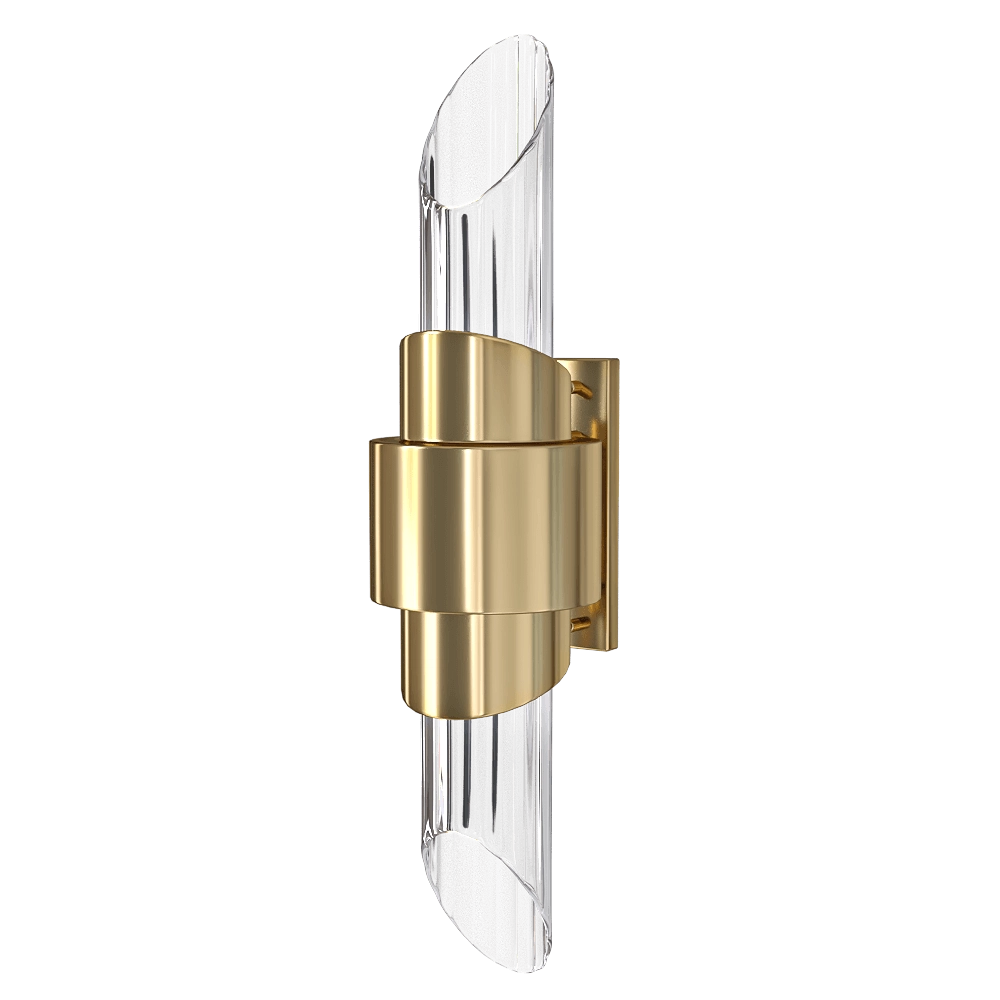 CRYSTAL LUX – Wall lamp Justo AP2 Gold 3D Model CRYSTAL LUX – Wall lamp Justo AP2 Gold 3D Model