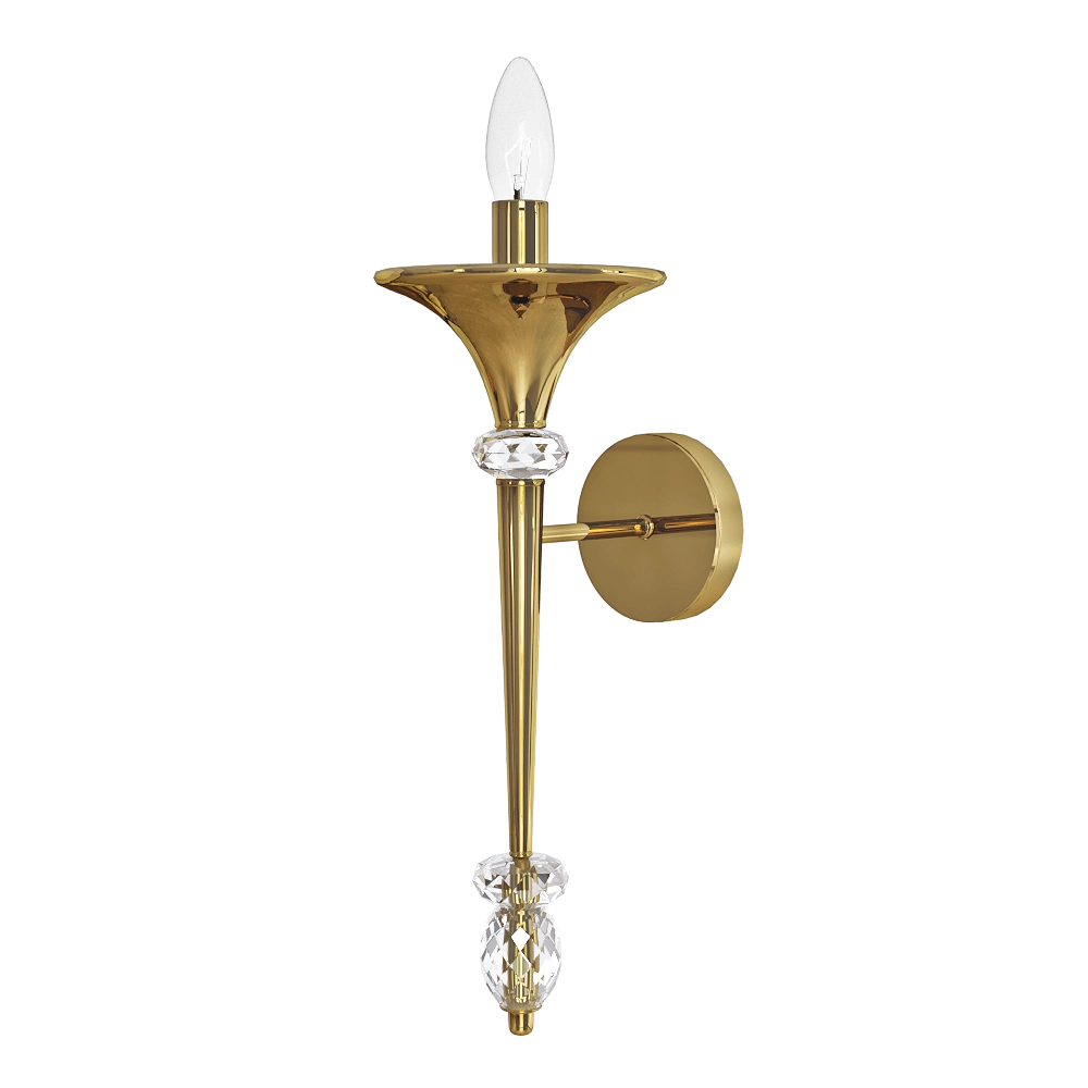 CRYSTAL LUX – Wall lamp Miracle AP1 bronze 3D Model CRYSTAL LUX – Wall lamp Miracle AP1 bronze 3D Model