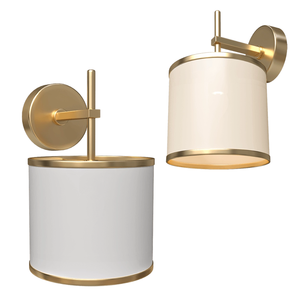 CRYSTAL LUX – Wall lamp Sergio AP1 Gold 3D Model CRYSTAL LUX – Wall lamp Sergio AP1 Gold 3D Model