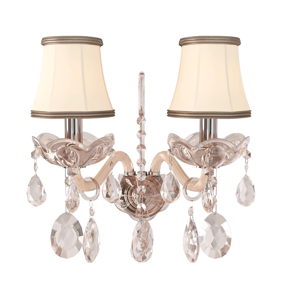 CRYSTAL LUX – Wall lamp Siena AP2 3D Model CRYSTAL LUX – Wall lamp Siena AP2 3D Model
