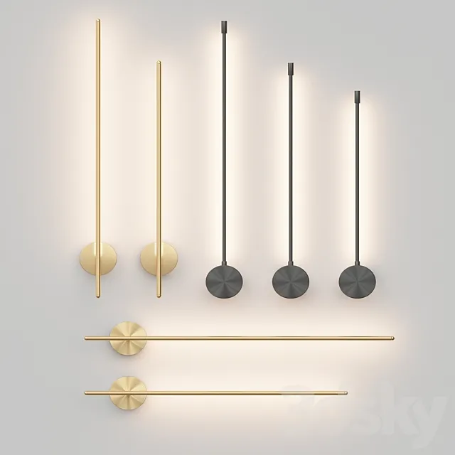 Crystal lux wall light 3D Model Crystal lux wall light 3D Model