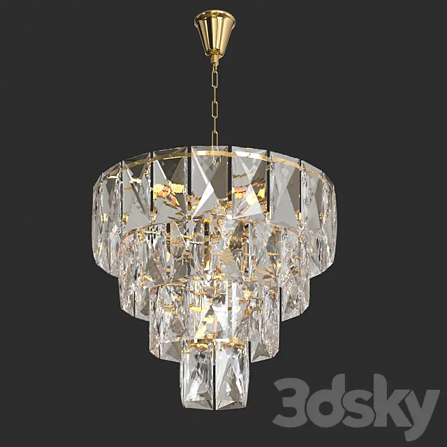Crystal pendant chandelier Stilfort 1022_03 _ 08P Maris 8 series 3D Model Crystal pendant chandelier Stilfort 1022_03 _ 08P Maris 8 series 3D Model