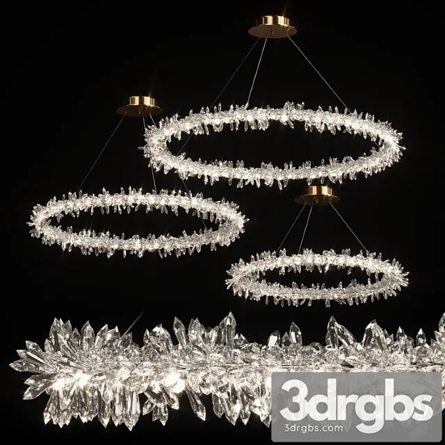 Crystal ring chandelier sibyl 3D Model Download Crystal ring chandelier sibyl 3D Model Download