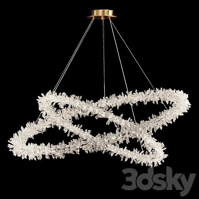 Crystal ring chandelier SIBYL Combo MXL 3D Model