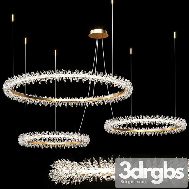 Crystal ring luxury combination led chandelier thera Crystal ring luxury combination led chandelier thera