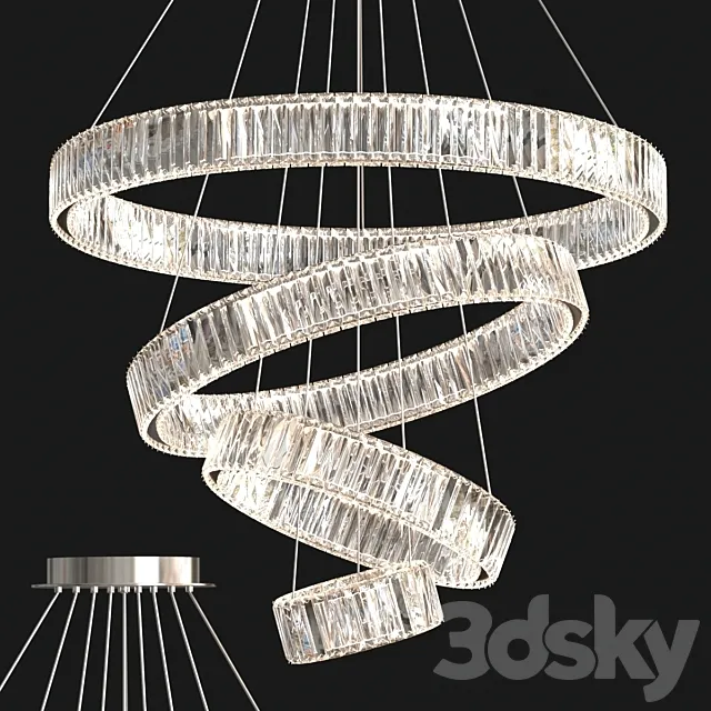 Crystal Round Ring 3DModel