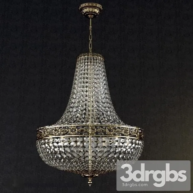 Crystals Antique Chandelier 3D Model Download Crystals Antique Chandelier 3D Model Download