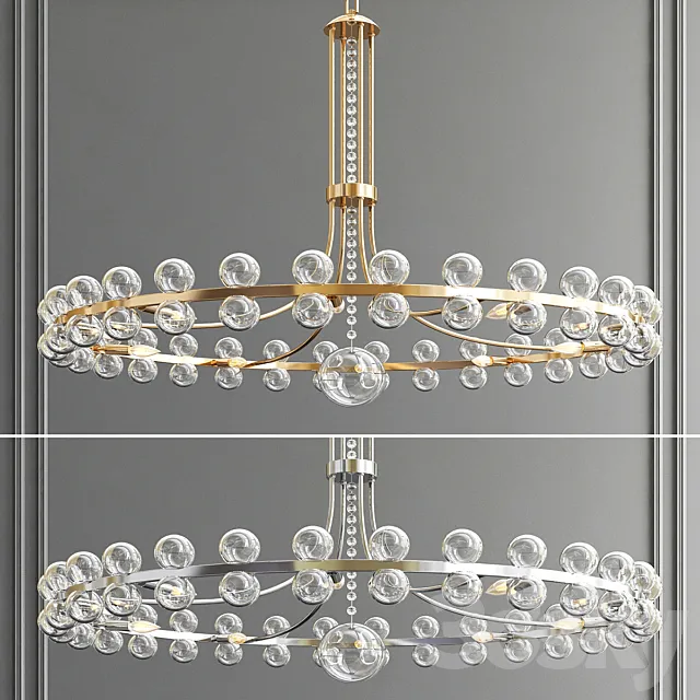 Crystorama Clover Chandelier 3DModel