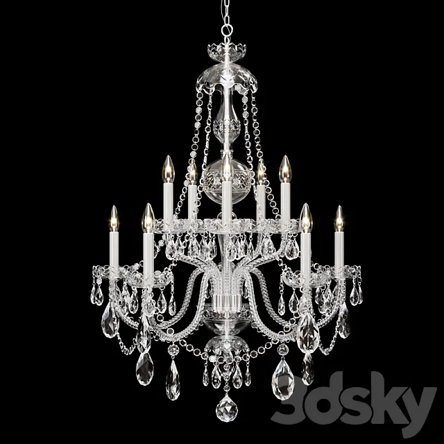 CRYSTORAMA TRADCRY # 1110-CH-CL-S 3D Model