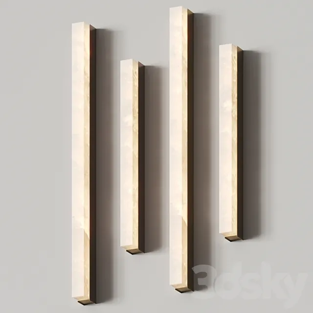 CTO Lighting Artes _ Lampatron Sille Wall Lamps 3D Model