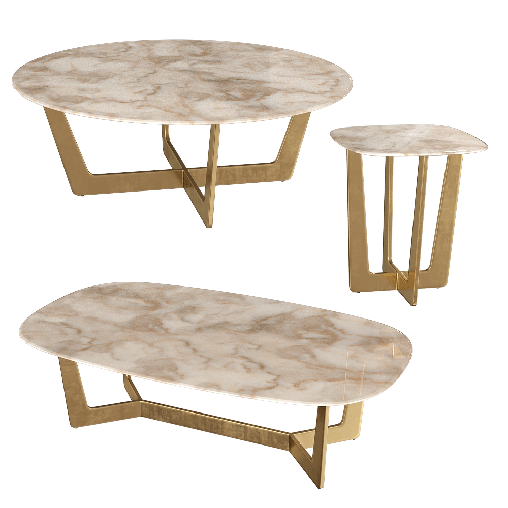 CTS salotti – Coffee table Charme 3D Model CTS salotti – Coffee table Charme 3D Model