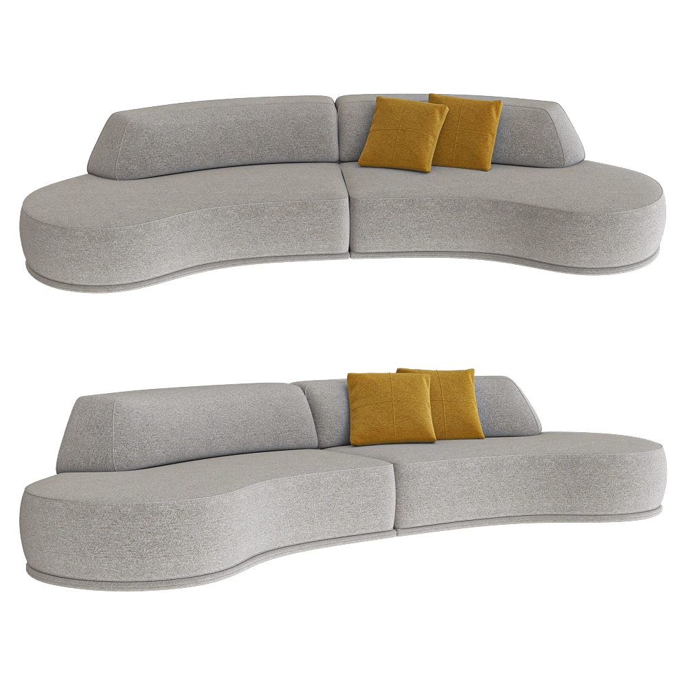 CTS salotti – Диван Bagutta 03 3D Model