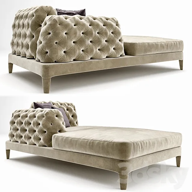 CTS Salotti Elliot Daybed 3DModel CTS Salotti Elliot Daybed 3DModel