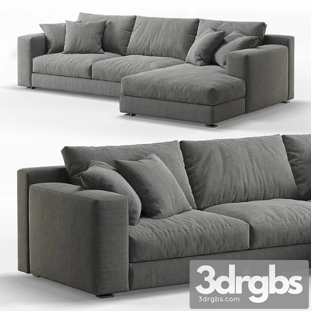 Cts Salotti Roger Corner Sofa 3D Model Download Cts Salotti Roger Corner Sofa 3D Model Download