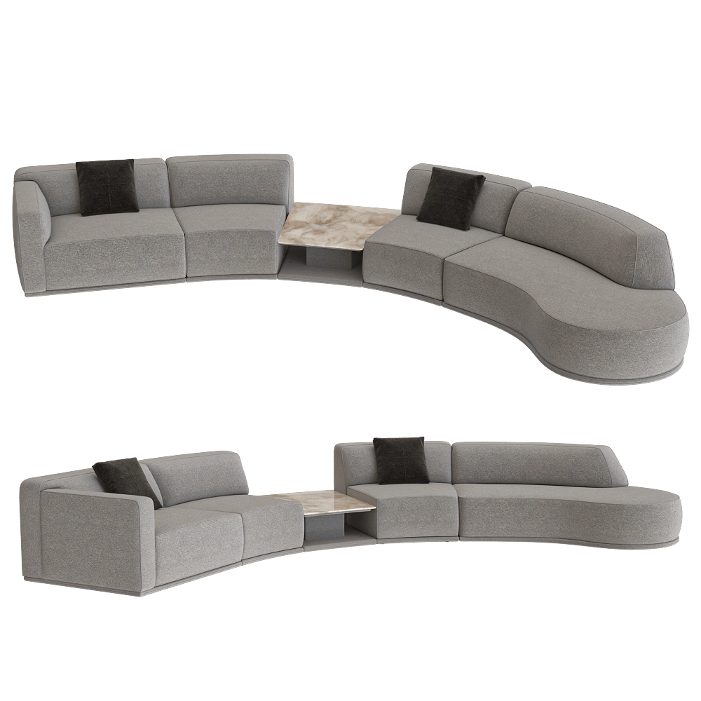 CTS salotti – Sofa Bagutta 01 3D Model