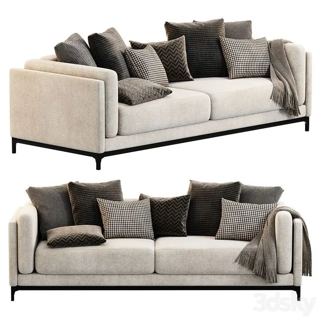 CTS SALOTTI Time Sofa 3D Model
