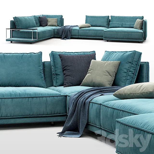 Cube Lounge sofa (v1) 3DModel