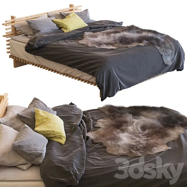 Cubile bed 3DModel Cubile bed 3DModel