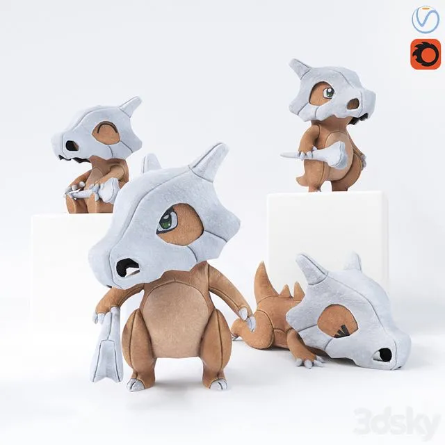 Cubone 3D Model Cubone 3D Model
