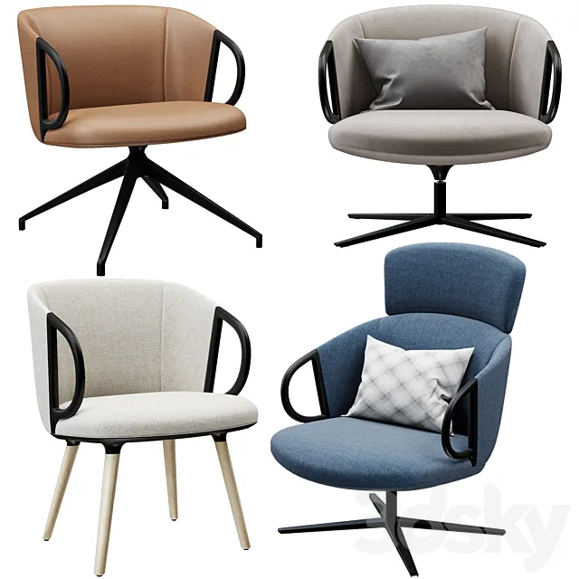 Cucaracha chairs from gaber 3DModel