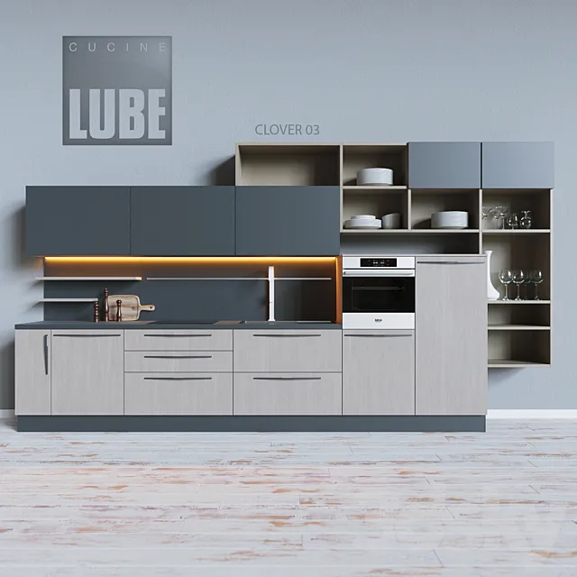 Cucine Lube – CLOVER 03 3DModel