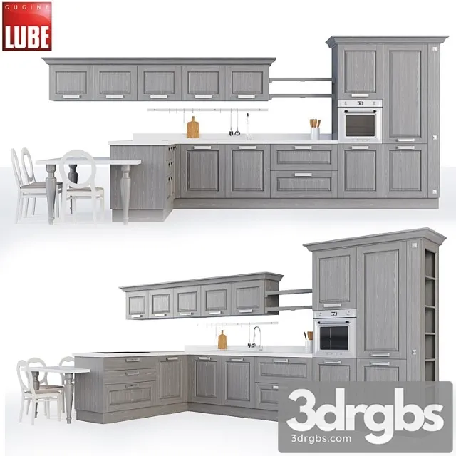 Cucine Lube Laura 3 3D Model Download