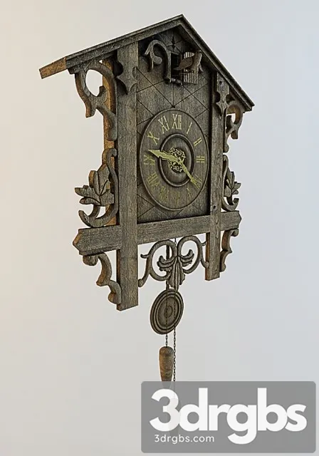 Cuckoo Clock 3D Model Download