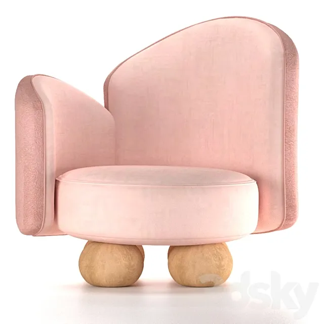 cuddle armchair 3DModel