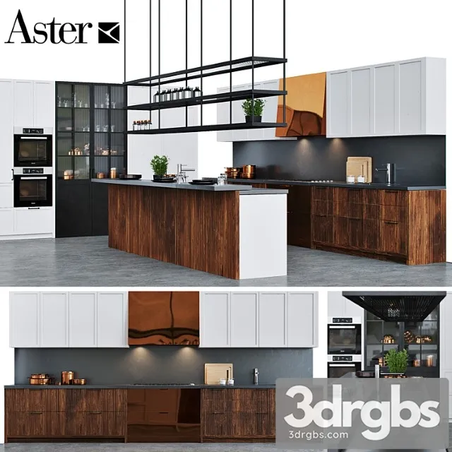 Cuisine aster cucine factory 3D Model Download