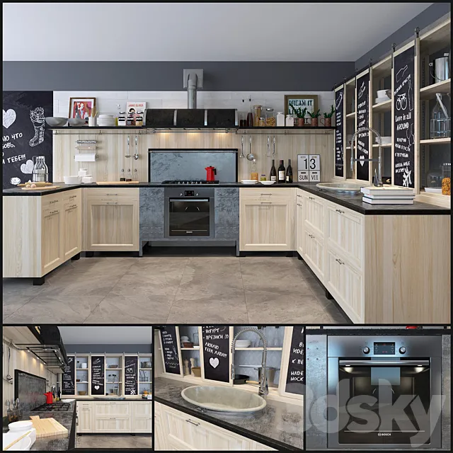 Cuisine Marchi Cucine – Panamera 3D Model