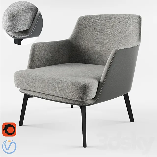 Cullen_Lounge Chair 3DModel Cullen_Lounge Chair 3DModel