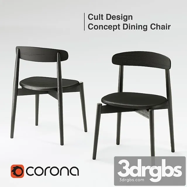 Cult design concept dining chair 2 3D Model Download Cult design concept dining chair 2 3D Model Download