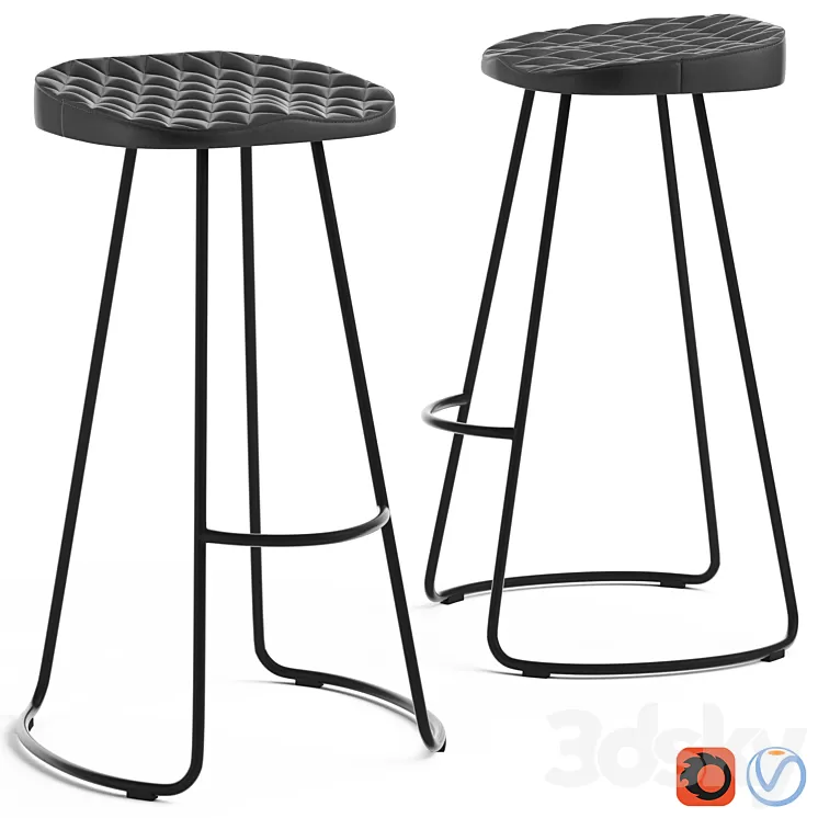 Cult Furniture Niko Stool 3D Model Cult Furniture Niko Stool 3D Model