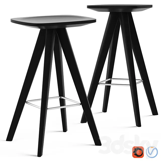 Cult Living Argo Bar Stool 3DModel