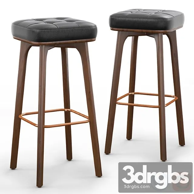 Cult living winchester solid bar stool 2 3D Model Download Cult living winchester solid bar stool 2 3D Model Download
