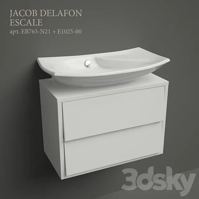 Cupboard and sink 3DModel Cupboard and sink 3DModel