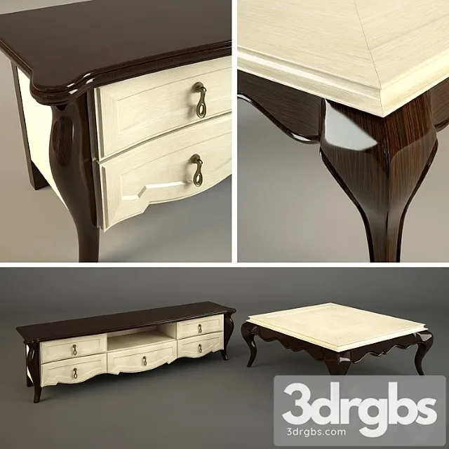 Cupboard and table 2 3D Model Download