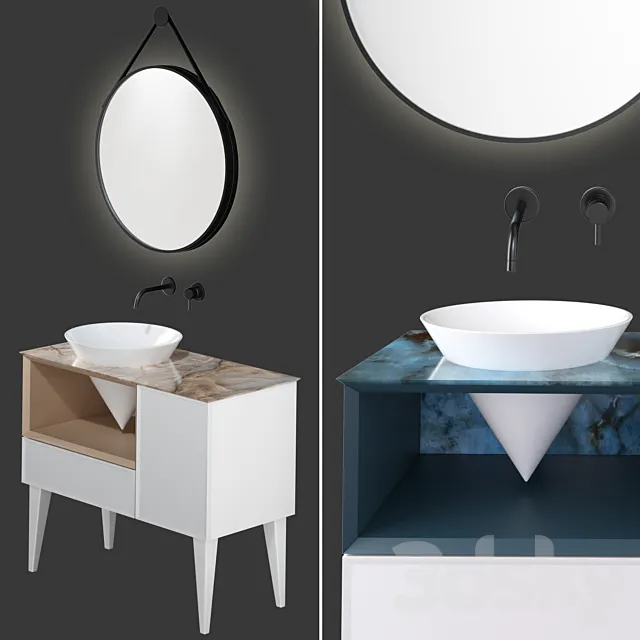 Cupboard CONO Geometrica Kerama Marazzi 3D Model Cupboard CONO Geometrica Kerama Marazzi 3D Model