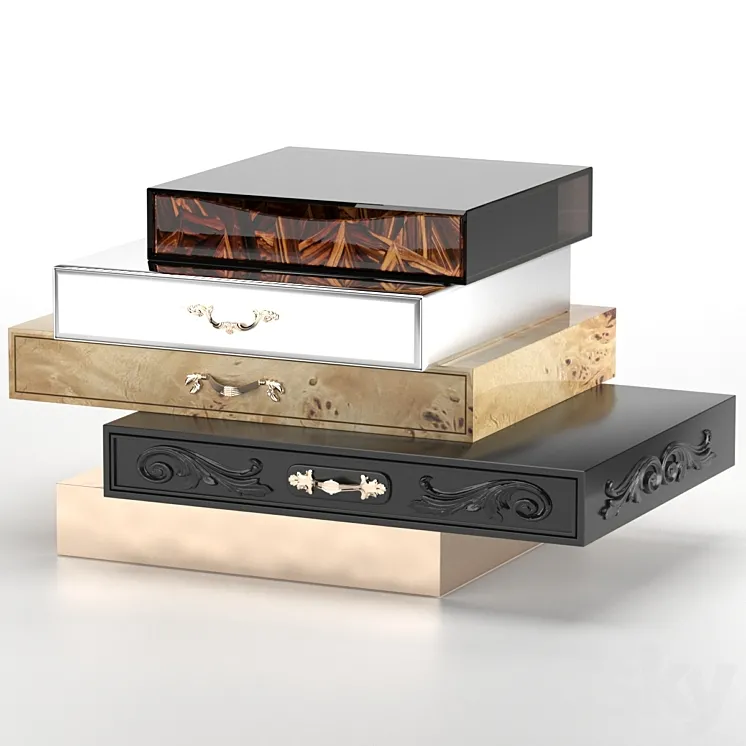 Cupboard FRANK NIGHTSTAND Boca do Lobo 3D Model Free Download