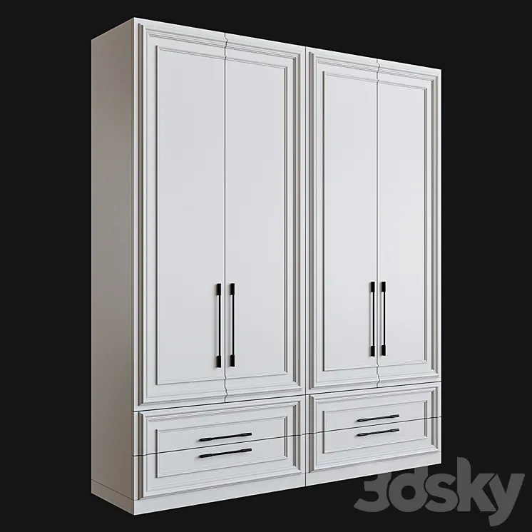 Cupboard MY 87 (Muzafarov Collections) 3D Model Free Download