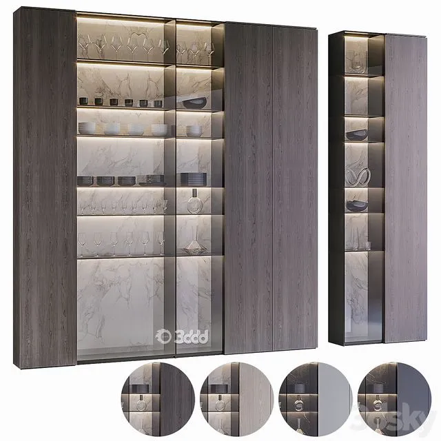 Cupboard Set 16 3D Model