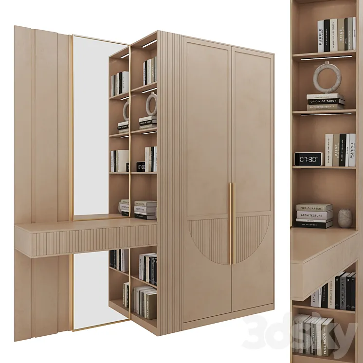 Cupboard set 9 3D Model Free Download