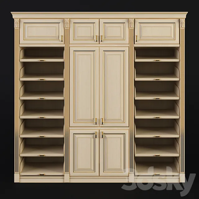 Cupboard. Wardrobe. Sameba 3DModel