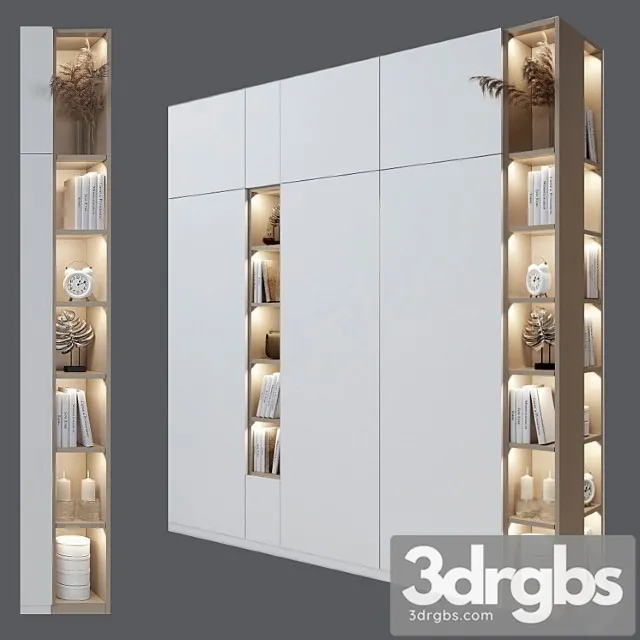 Cupboard with shelves 2 Cupboard with shelves 2