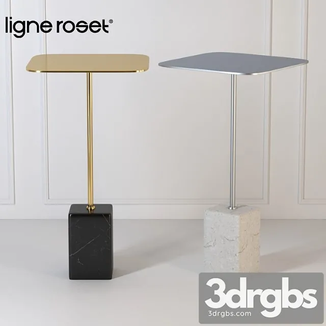 Cupidon Occasional Table Square Top 3D Model Download