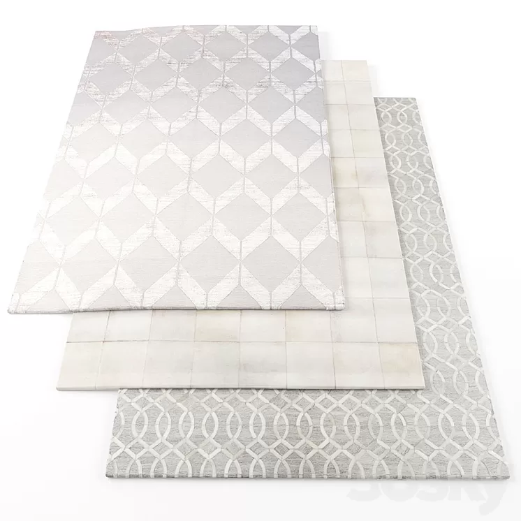 Curated Kravet rugs3 3D Model